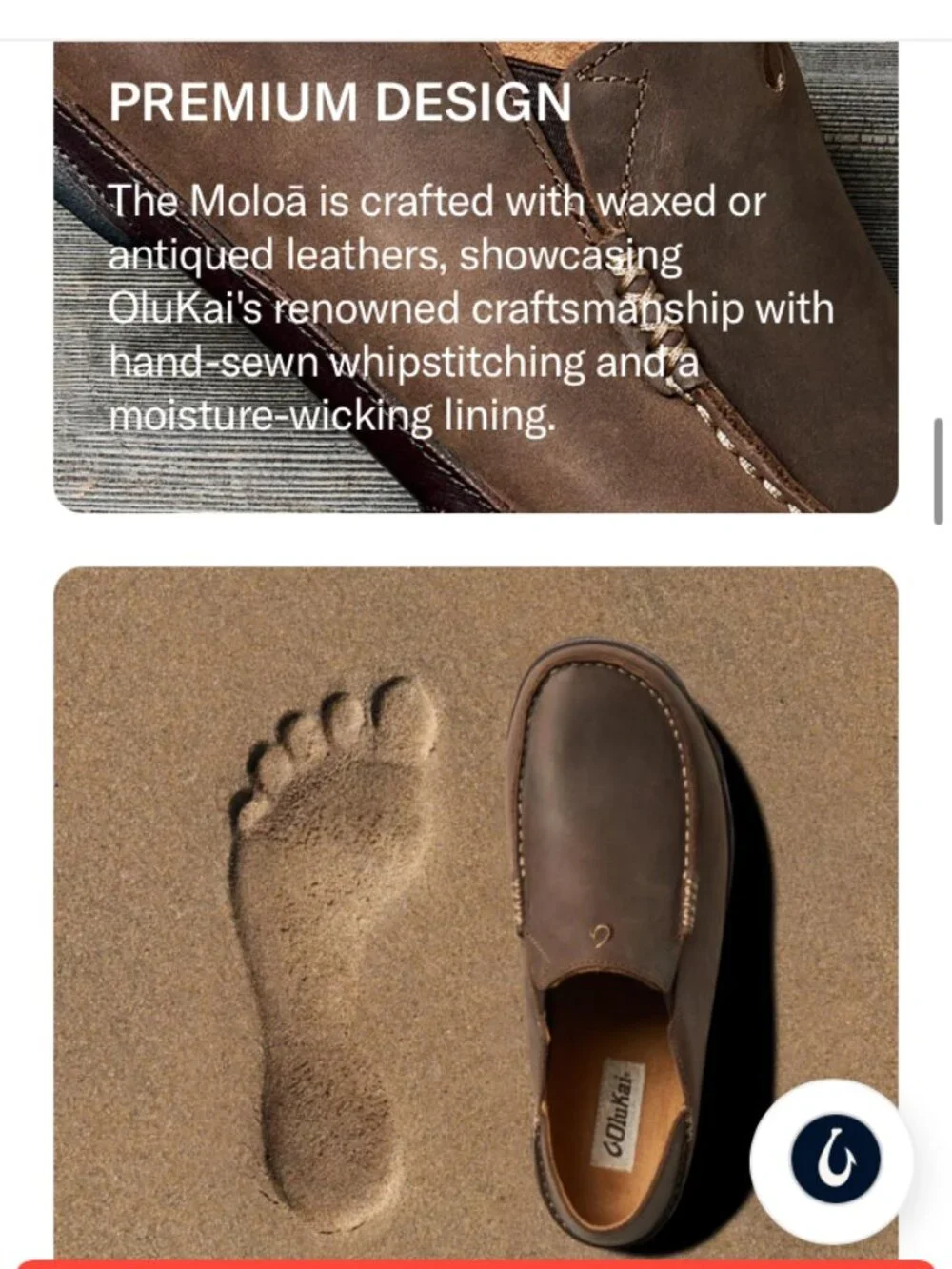 OluKai mens leather
